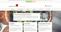 Desktop Screenshot of kostklinikkensovi.dk